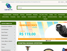 Tablet Screenshot of lojasemfim.com.br